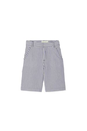 Bermuda in seersucker a righe FENDI KIDS | JMF585AVWPF1I11